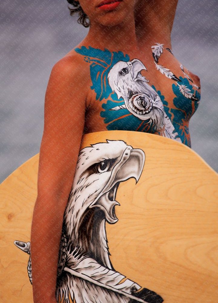 bodypainting surf